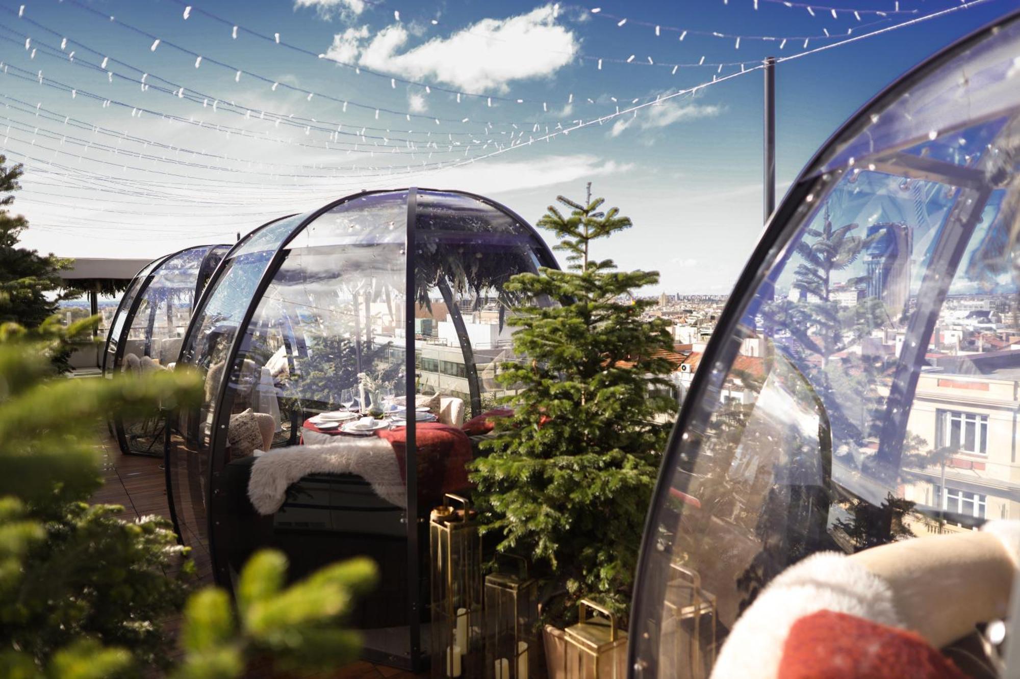 Bless Hotel Madrid - The Leading Hotels Of The World Dış mekan fotoğraf The Sky Bar